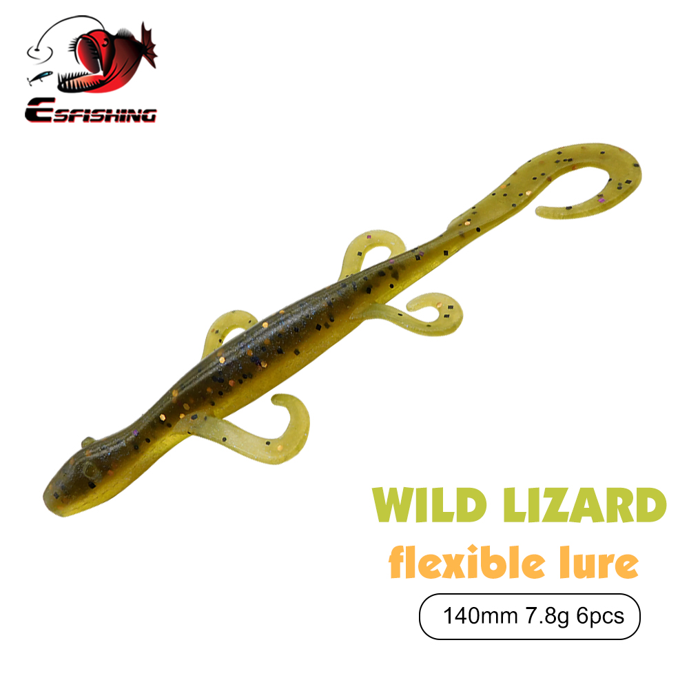 Fishing Lure Spinnerbait - Przynęty wędkarskie ESFISHING Wild Lizard 140mm
