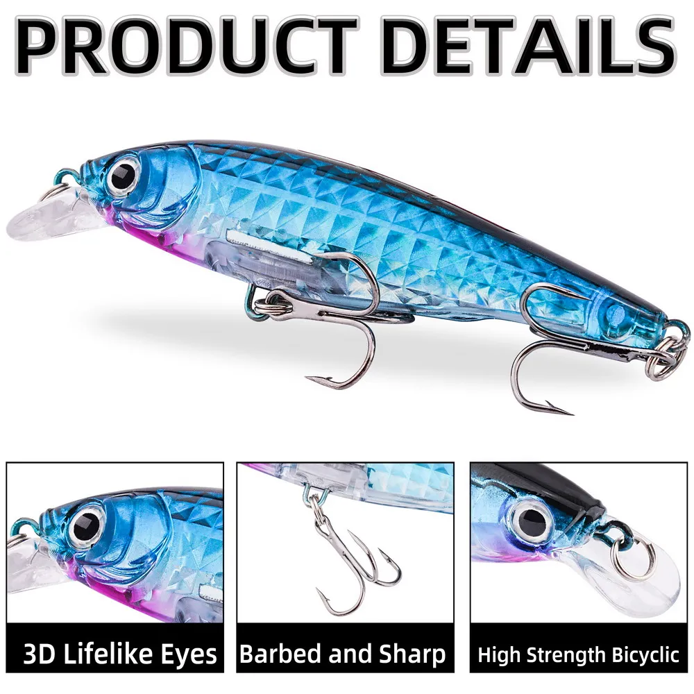 1 szt. Laserowa Przynęta Wędka – Fishing Lure Crankbait recenzja i cena