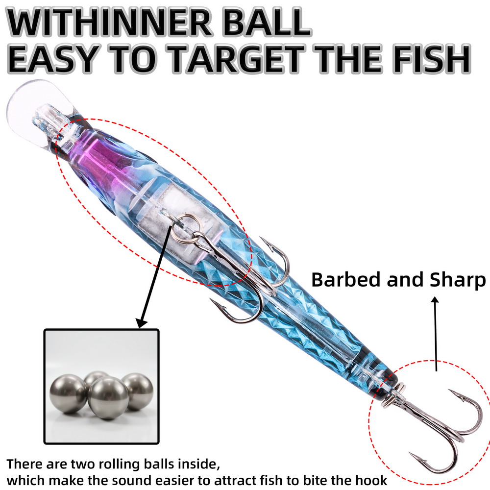 1 szt. Laserowa Przynęta Wędka – Fishing Lure Crankbait recenzja i cena
