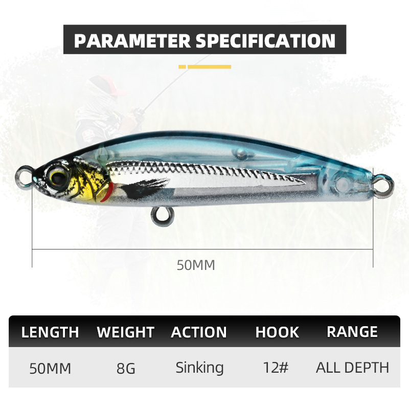 BLUX EXILE 50 Tonący ołówek gr – Fishing Lure Topwater recenzja i cena