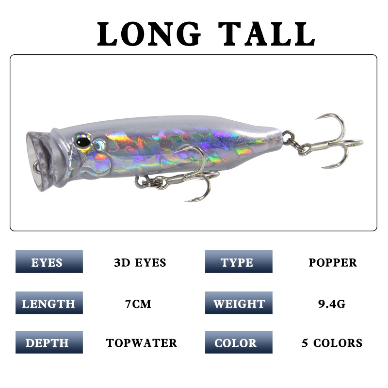 5 szt. Przynęt powierzchniowyc – Fishing Lure Topwater recenzja i cena