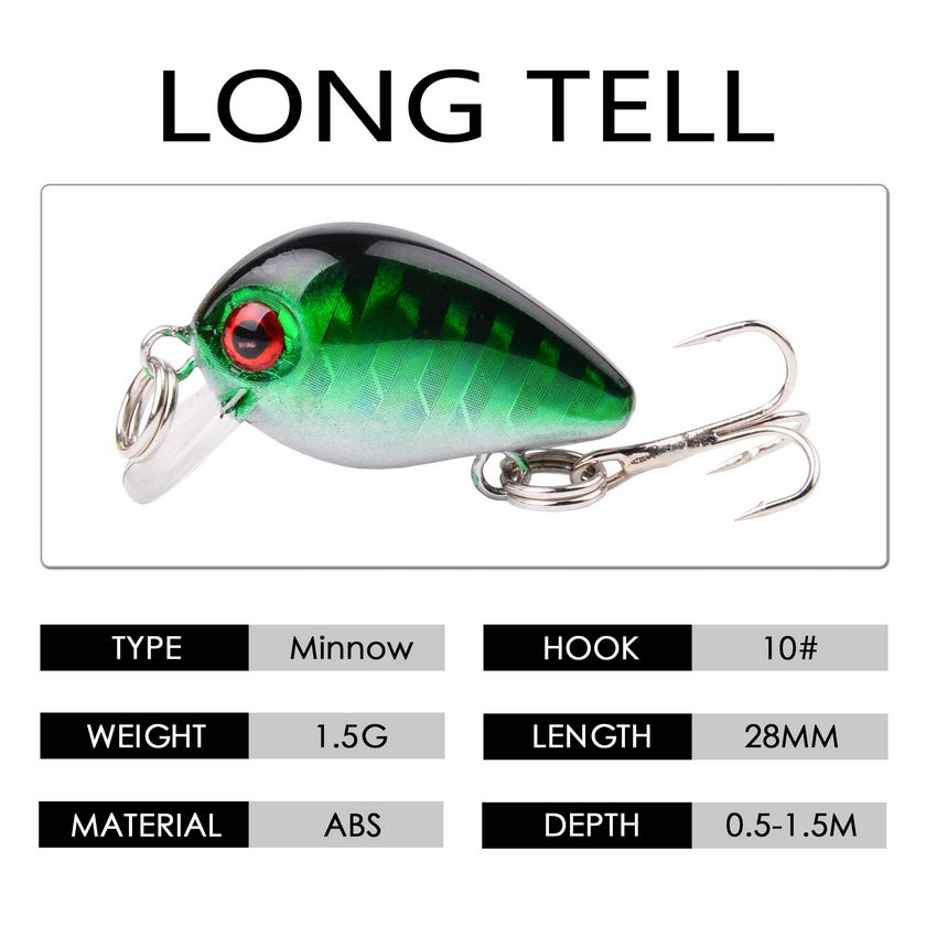 30mm 2g szalony wobbler Mini T – Fishing Lure Topwater recenzja i cena